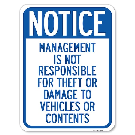 Signmission Safety Sign, 18 in Height, Aluminum, 23877 A-1824-23877